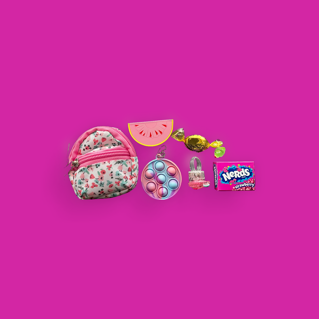 Mini Backpack Keychain Accessory- Bundle Version