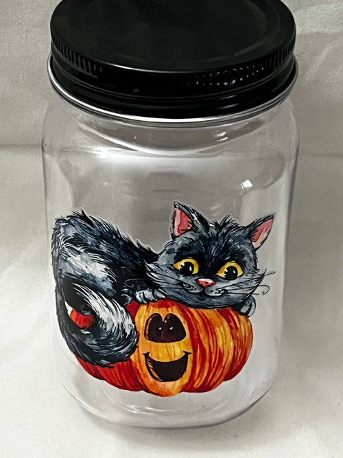 16oz Custom Plastic Reusable Jar