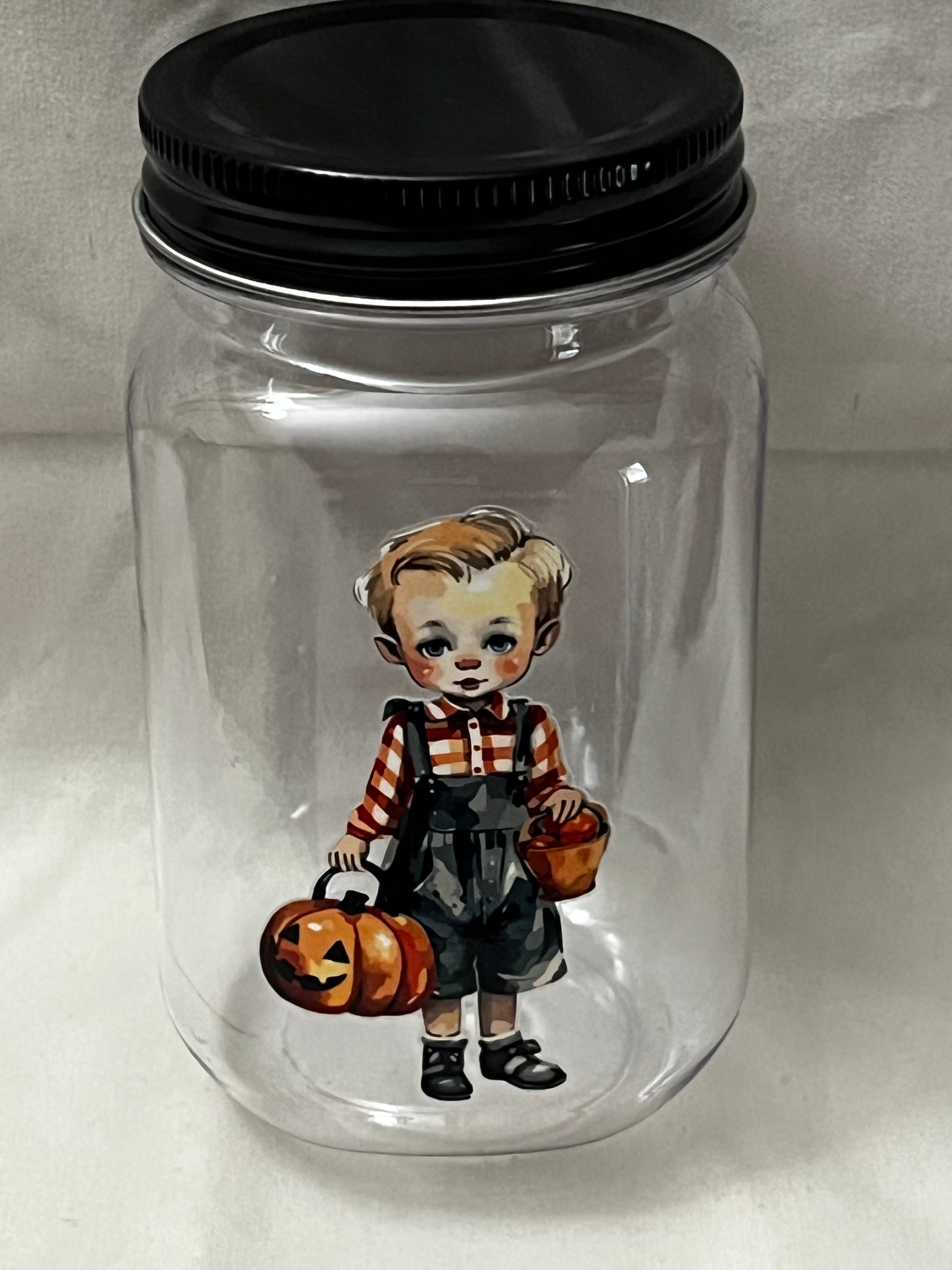 16oz Custom Plastic Reusable Jar