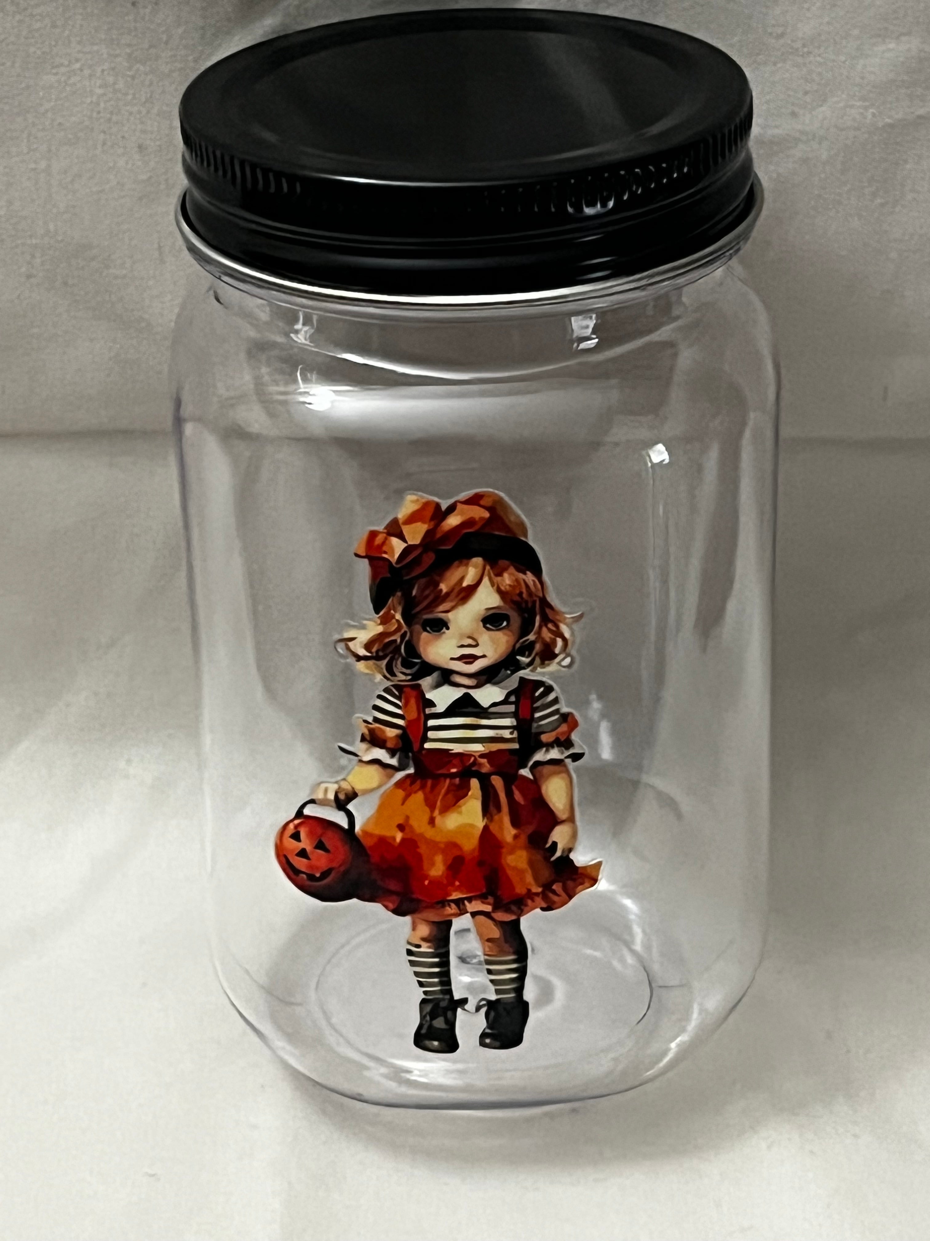 16oz Custom Plastic Reusable Jar