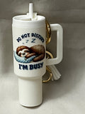 Custom Tumbler Lip Balm Keychain Holder w/Lip Product