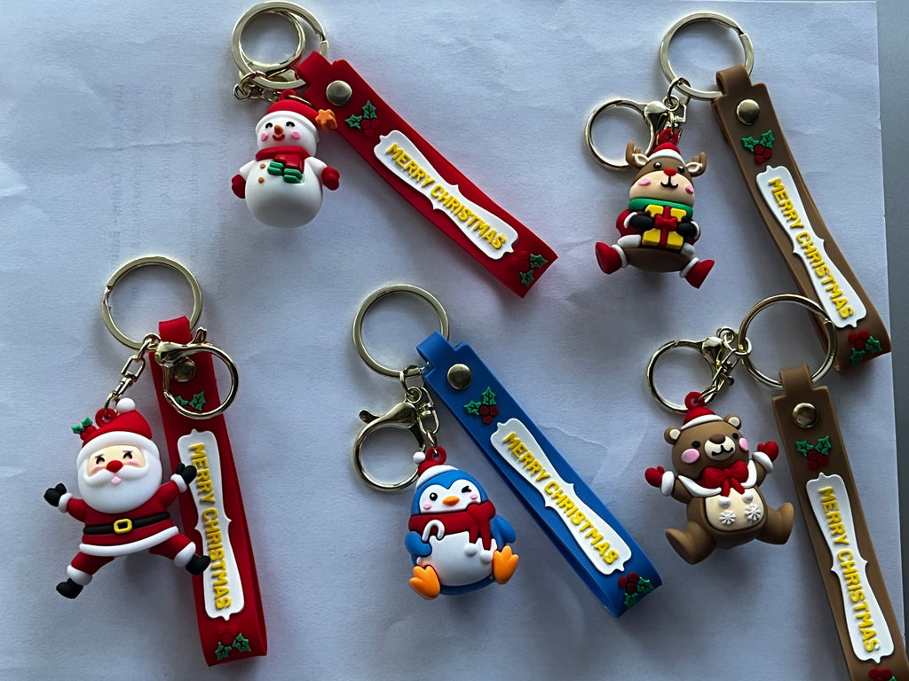 Christmas PVC Keychains