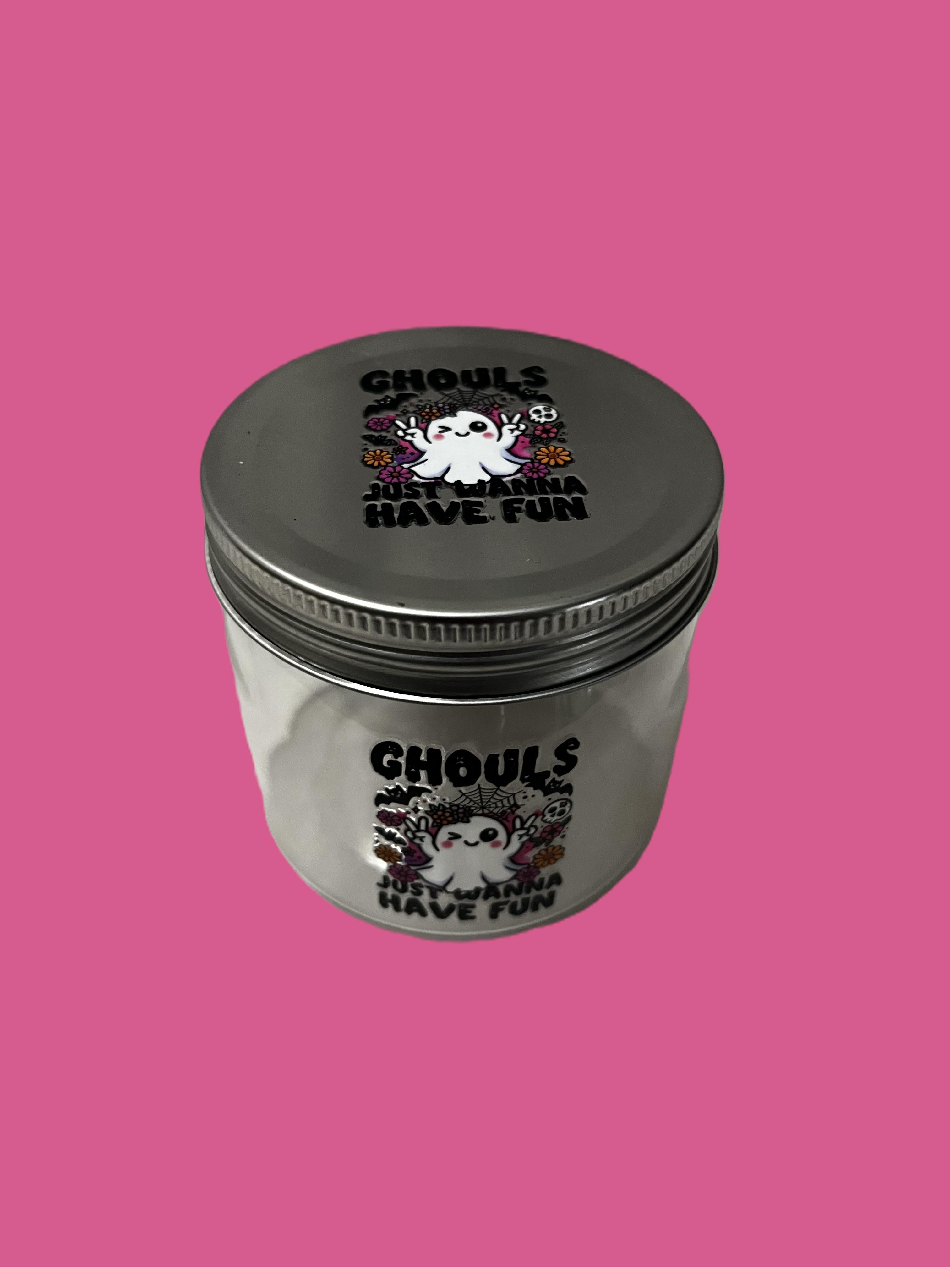 8oz Custom Reusable Plastic Jar