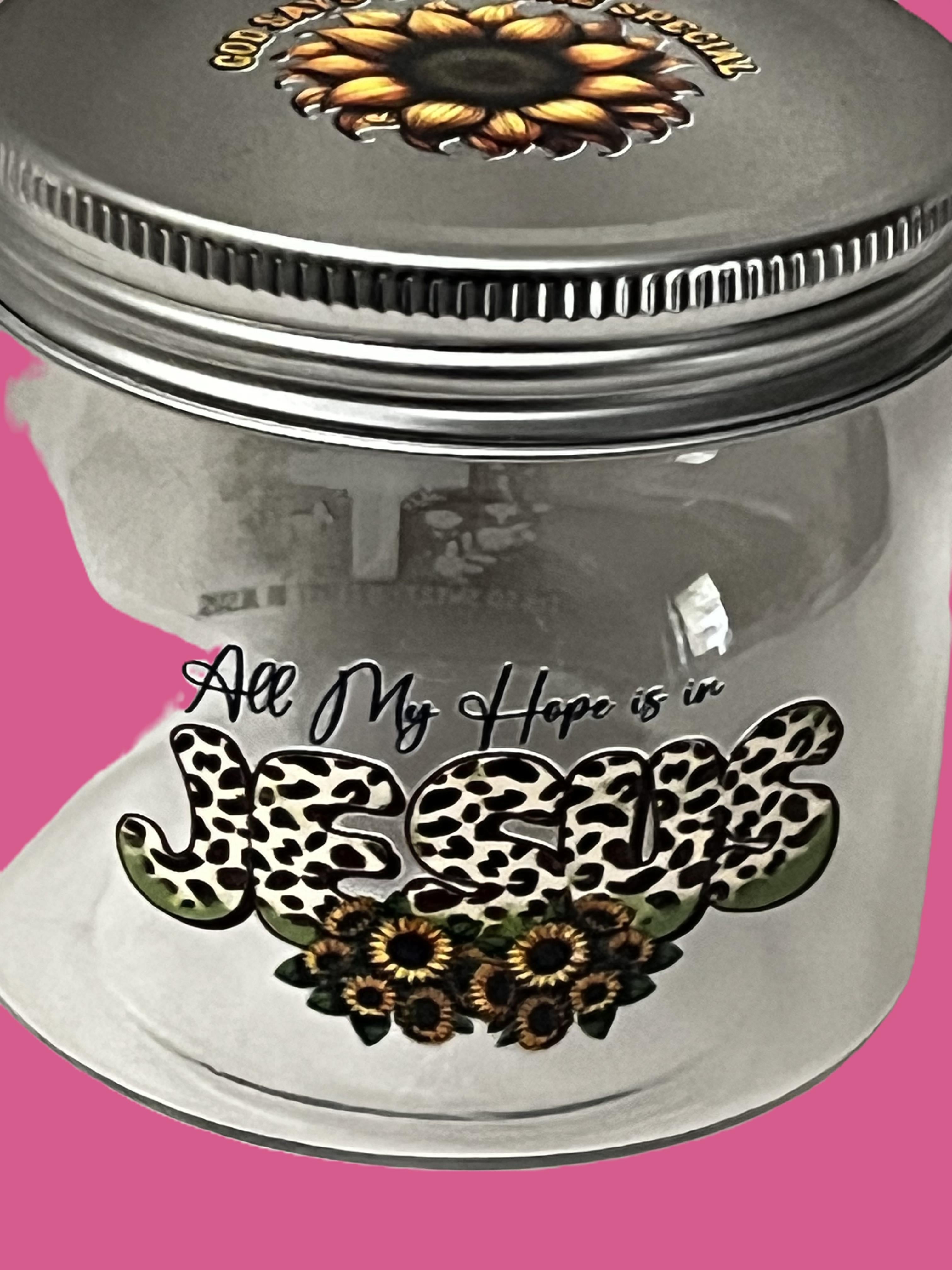 8oz Custom Reusable Plastic Jar