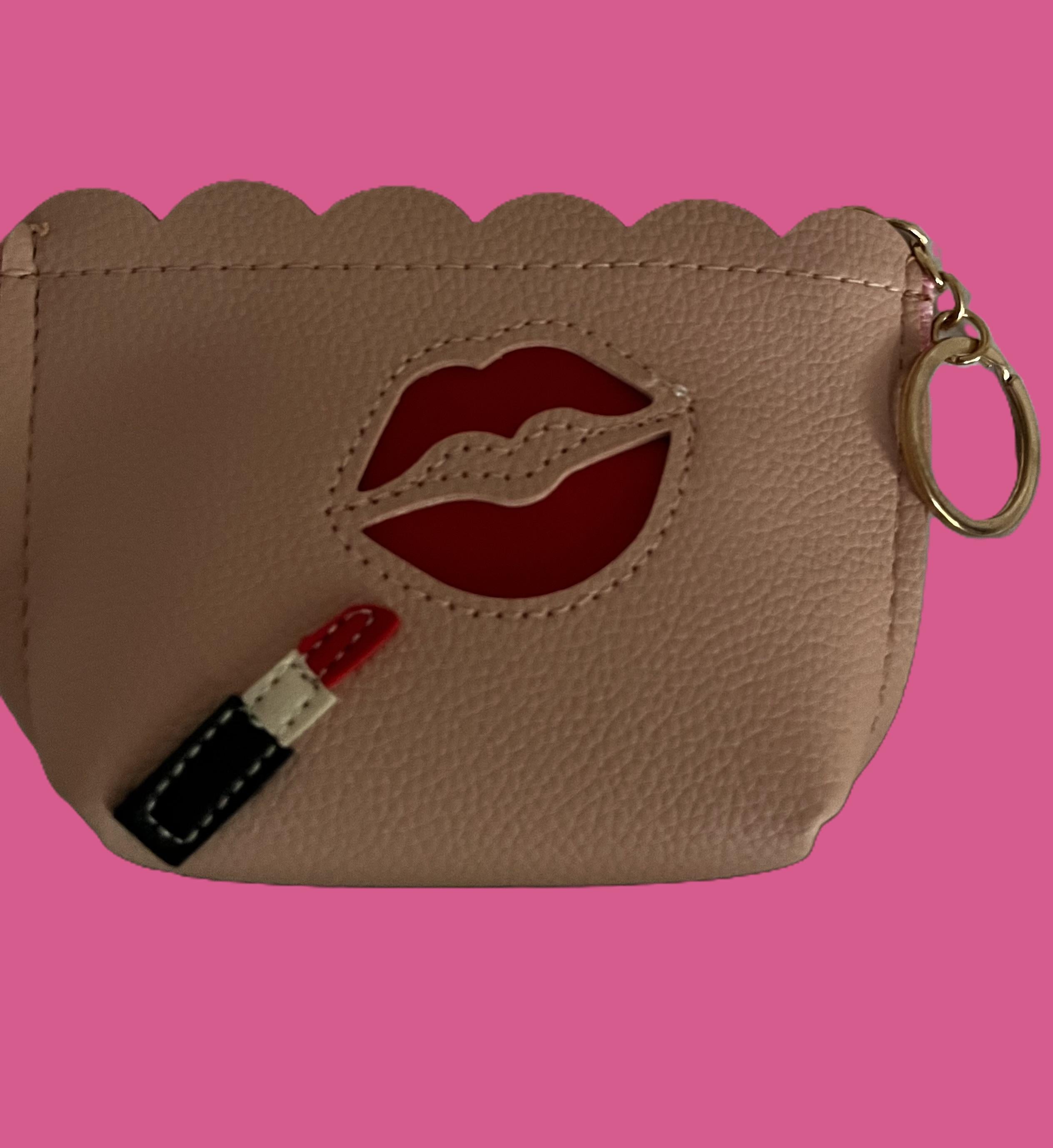 Lipstick and Lip Coin Purse