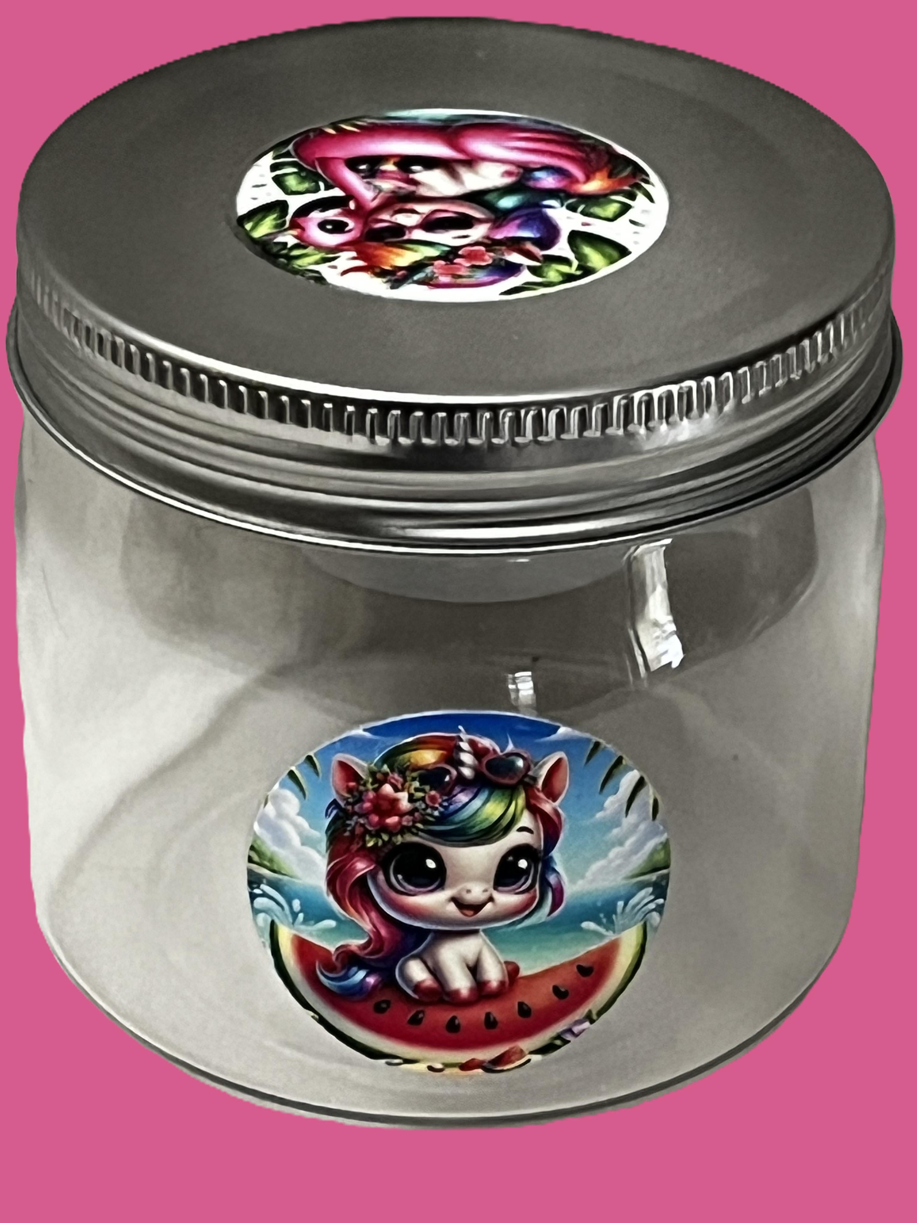 8oz Custom Reusable Plastic Jar